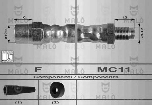 MALO 8913 Гальмівний шланг