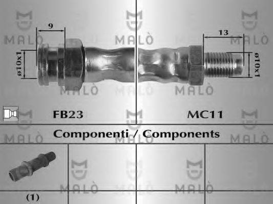 MALO 8920 Гальмівний шланг