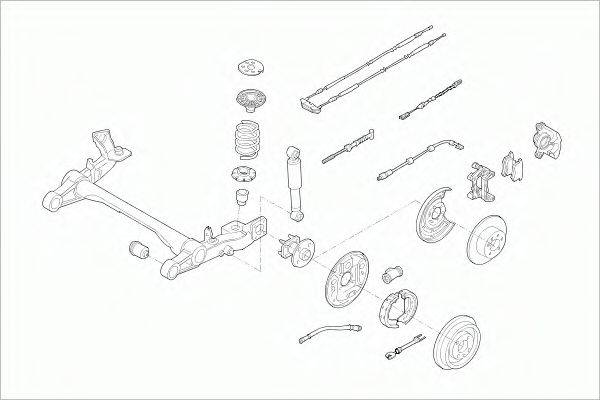 SACHS OPELASTRARS022 Рульове управління; Підвіска колеса