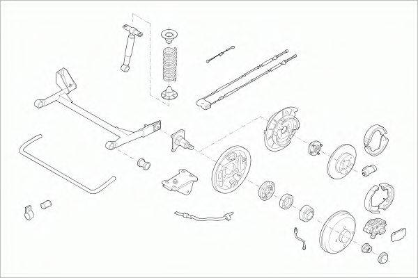 SACHS FORDESCORRS007 Рульове управління; Підвіска колеса