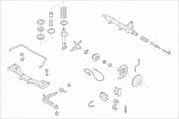 SACHS BMW3COMFS002 Рульове управління; Підвіска колеса