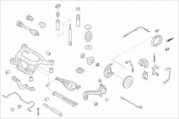 SACHS BMW3COURS006 Рульове управління; Підвіска колеса