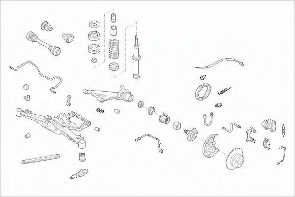 SACHS BMW5RS002 Рульове управління; Підвіска колеса