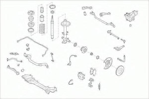 SACHS BMW5TOUFS002 Рульове управління; Підвіска колеса