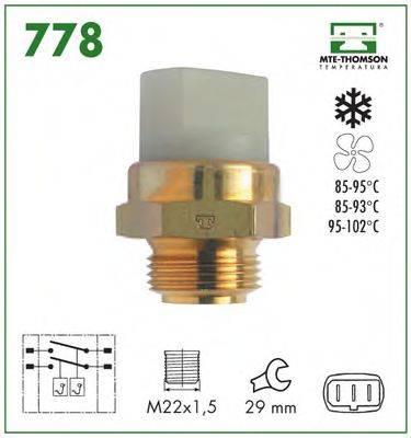 MTE-THOMSON 778 Термивимикач, вентилятор радіатора