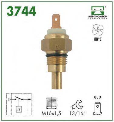 MTE-THOMSON 3744 Термивимикач, вентилятор радіатора