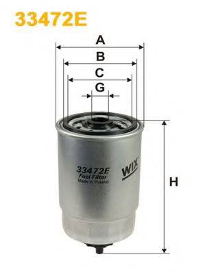 WIX FILTERS 33472E Паливний фільтр