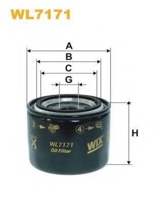 WIX FILTERS WL7171 Масляний фільтр