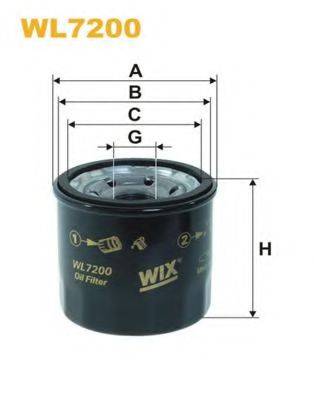 WIX FILTERS WL7200 Масляний фільтр