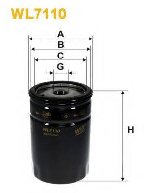 WIX FILTERS WL7110 Масляний фільтр