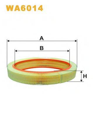 WIX FILTERS WA6014 Повітряний фільтр