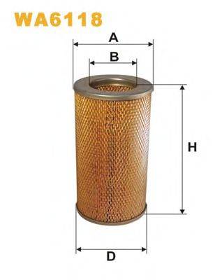 WIX FILTERS WA6118 Повітряний фільтр