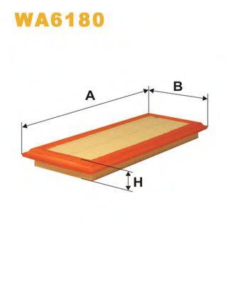 WIX FILTERS WA6180 Повітряний фільтр