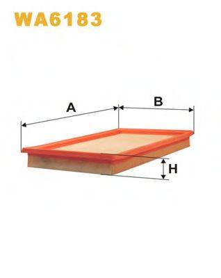 WIX FILTERS WA6183 Повітряний фільтр
