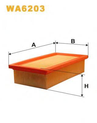 WIX FILTERS WA6203 Повітряний фільтр