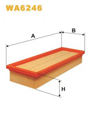 WIX FILTERS WA6246 Повітряний фільтр