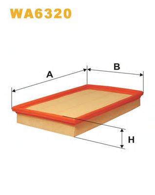 WIX FILTERS WA6320 Повітряний фільтр