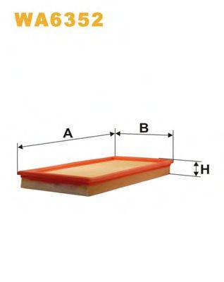WIX FILTERS WA6352 Повітряний фільтр