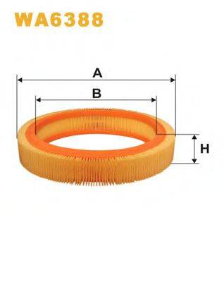 WIX FILTERS WA6388 Повітряний фільтр