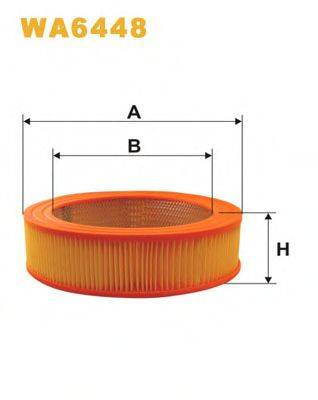 WIX FILTERS WA6448 Повітряний фільтр