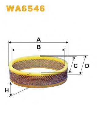 WIX FILTERS WA6546 Повітряний фільтр