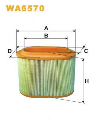 WIX FILTERS WA6570 Повітряний фільтр