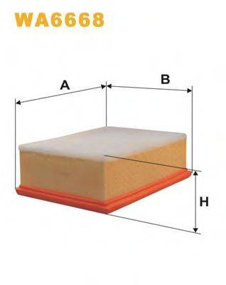 WIX FILTERS WA6668 Повітряний фільтр