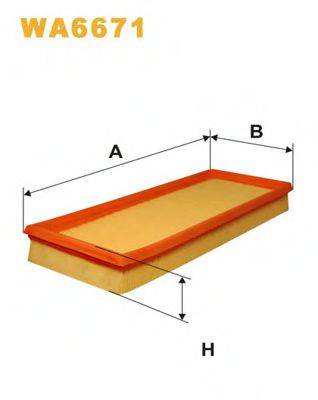 WIX FILTERS WA6671 Повітряний фільтр