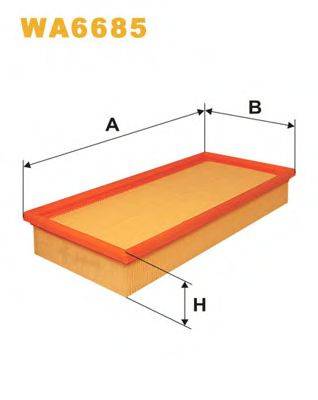 WIX FILTERS WA6685 Повітряний фільтр