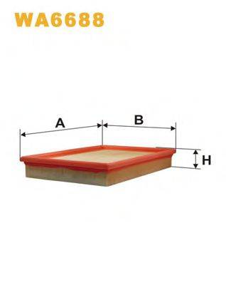 WIX FILTERS WA6688 Повітряний фільтр