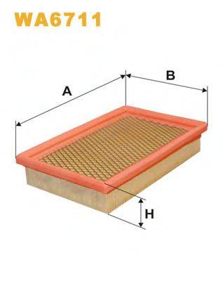 WIX FILTERS WA6711 Повітряний фільтр