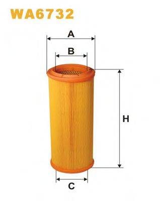 WIX FILTERS WA6732 Повітряний фільтр