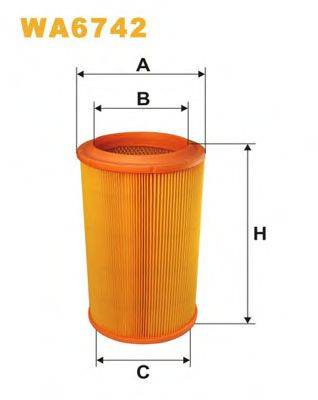 WIX FILTERS WA6742 Повітряний фільтр