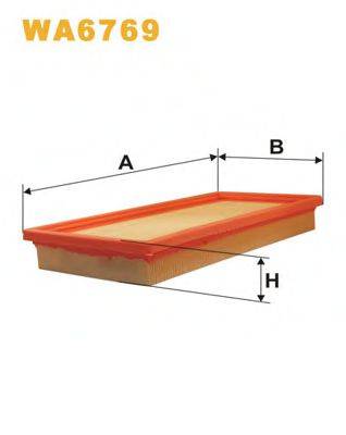 WIX FILTERS WA6769 Повітряний фільтр