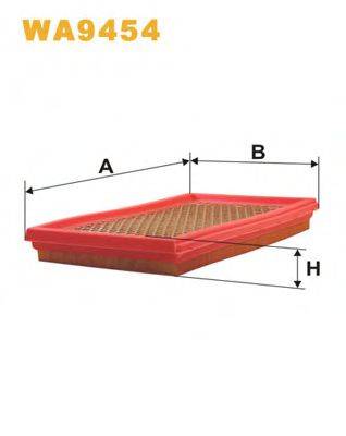 WIX FILTERS WA9454 Повітряний фільтр
