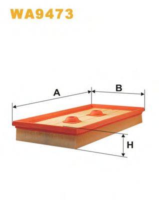 WIX FILTERS WA9473 Повітряний фільтр
