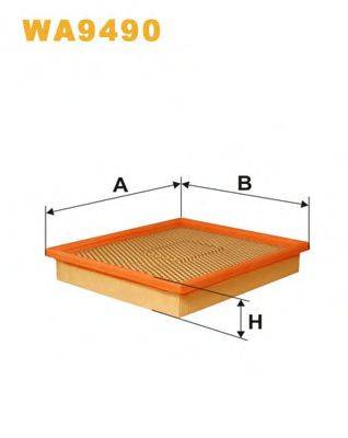 WIX FILTERS WA9490 Повітряний фільтр