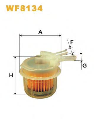 WIX FILTERS WF8134 Паливний фільтр