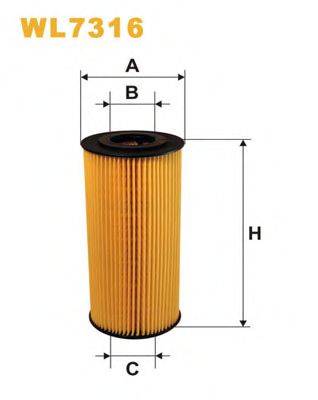 WIX FILTERS WL7316 Масляний фільтр