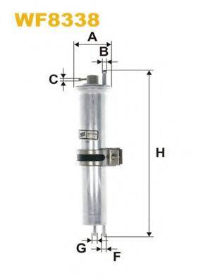 WIX FILTERS WF8338 Паливний фільтр