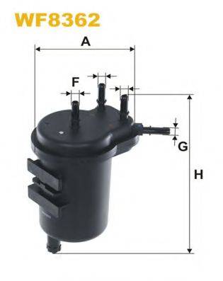 WIX FILTERS WF8362 Паливний фільтр