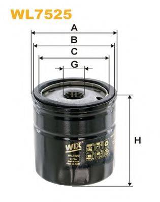 WIX FILTERS WL7525 Масляний фільтр