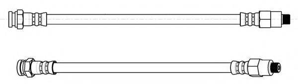 CEF 510228 Гальмівний шланг
