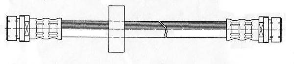 CEF 511687 Гальмівний шланг