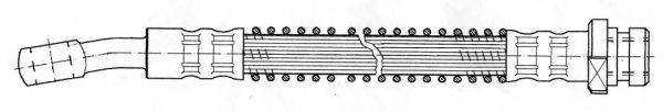 CEF 511827 Гальмівний шланг