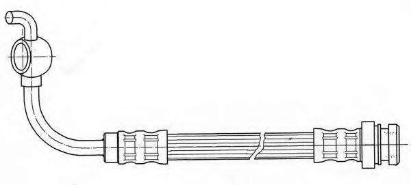 CEF 511836 Гальмівний шланг