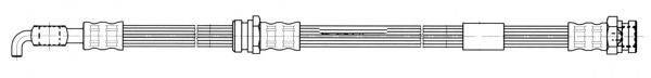 CEF 512002 Гальмівний шланг