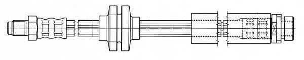 CEF 512326 Гальмівний шланг