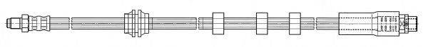 CEF 512340 Гальмівний шланг