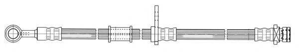 CEF 512503 Гальмівний шланг